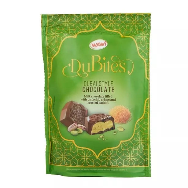 Wawi Dubites Dubai Style Pristachio Chocolate من الصفقات المنزلية