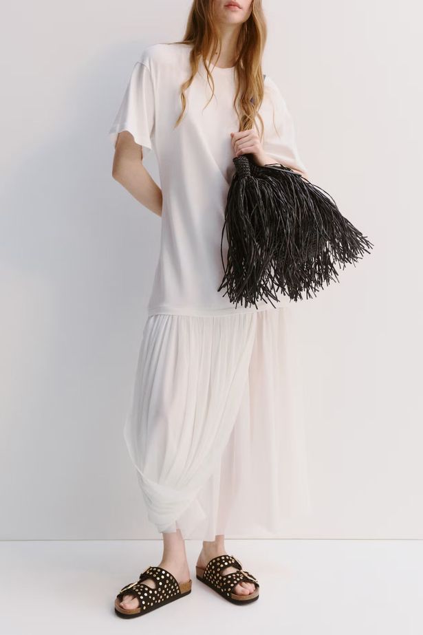 H & M STODDED SANDALS