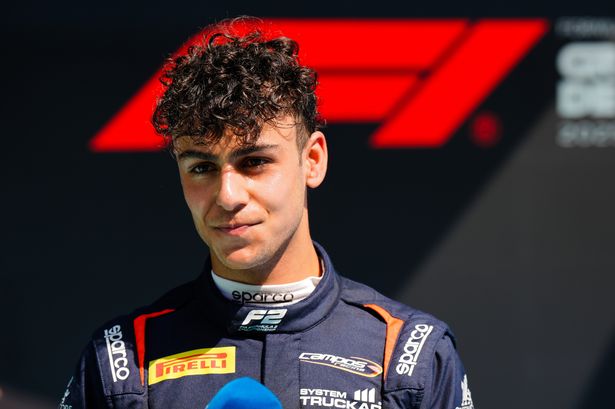 Arvid Lindblad بعد الفوز بسباق ميزة Formula 2 في برشلونة