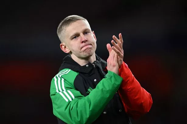 شهد Oleksandr Zinchenko انخفاض دقائقه أثناء وجوده في Arsenal