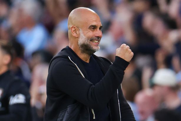 مانشستر ، إنجلترا - 20 مايو: يحتفل مدير Pep Guardiola في مانشستر سيتي بالهدف الثاني خلال مباراة الدوري الممتاز بين مانشستر سيتي وورنموث في استاد الاتحاد في 20 مايو 2025 في مانشستر ، إنجلترا. (تصوير مولي دارلينجتون/كوبا/غيتي إيرش) سيتم تحديث فريق بيب جوارديولا في الأسابيع المقبلة.