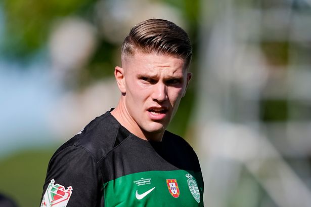 Viktor Gyokeres of Sporting ينظر إلى