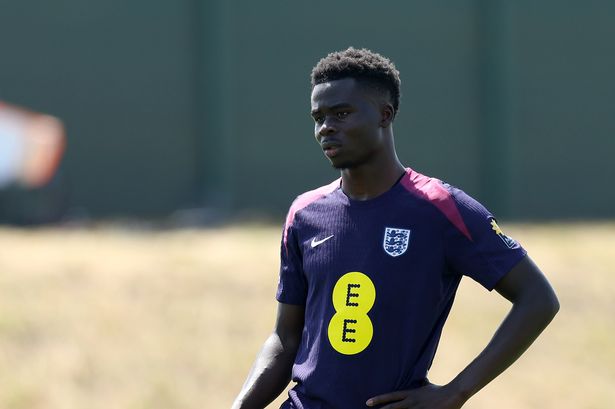 سيغيب Bukayo Saka مباراة يوم السبت ضد أندورا