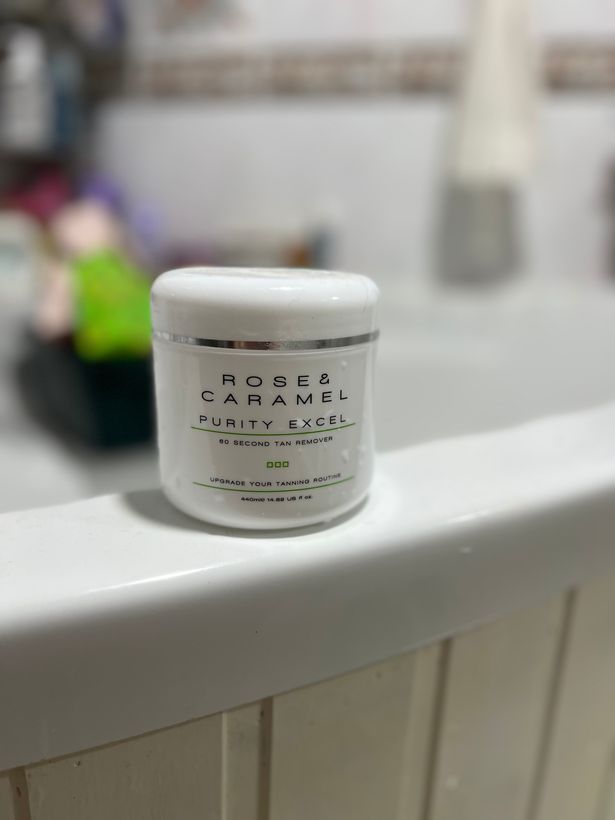 Rose & Caramel Purity Excel 60 ثانية مزيل تان مزيف