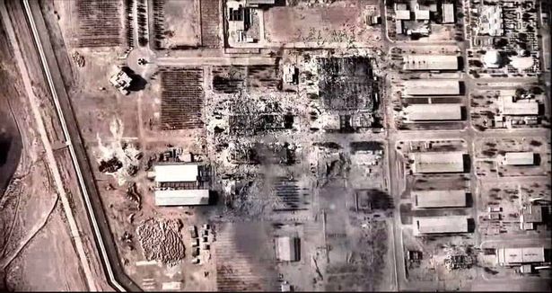 تُظهر الصورة التي أصدرتها قوات الدفاع الإسرائيلية (IDF) في 21 يونيو 2025 الموقع النووي في Isfahan ومرافق إنتاج الطرد المركزي الذي تم ضربه