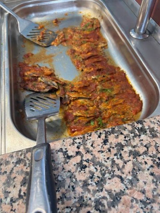 الطعام المعروض خلال عطلة سوزان
