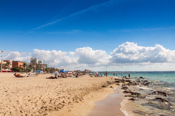 Platja de Palma Beach ، Mallorca ، Balearic Islands ، Spain