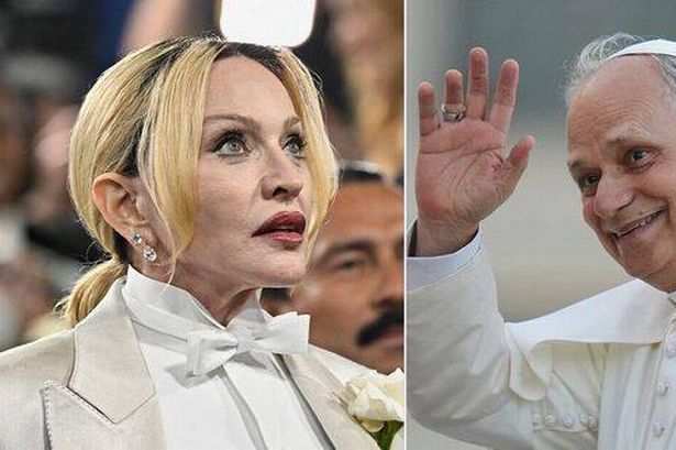 البابا ليو الرابع عشر ومادونا