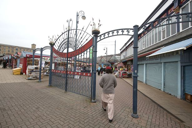 سوق Dewsbury.