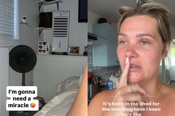 تقول نجمة Love Island السابقة إنها حفرت آلة Aircon القديمة من السقيفة