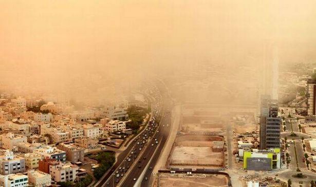 عاصفة غبار الكويت