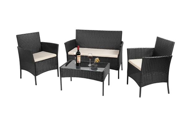 مجموعة أثاث حديقة Bigzzia Rattan
