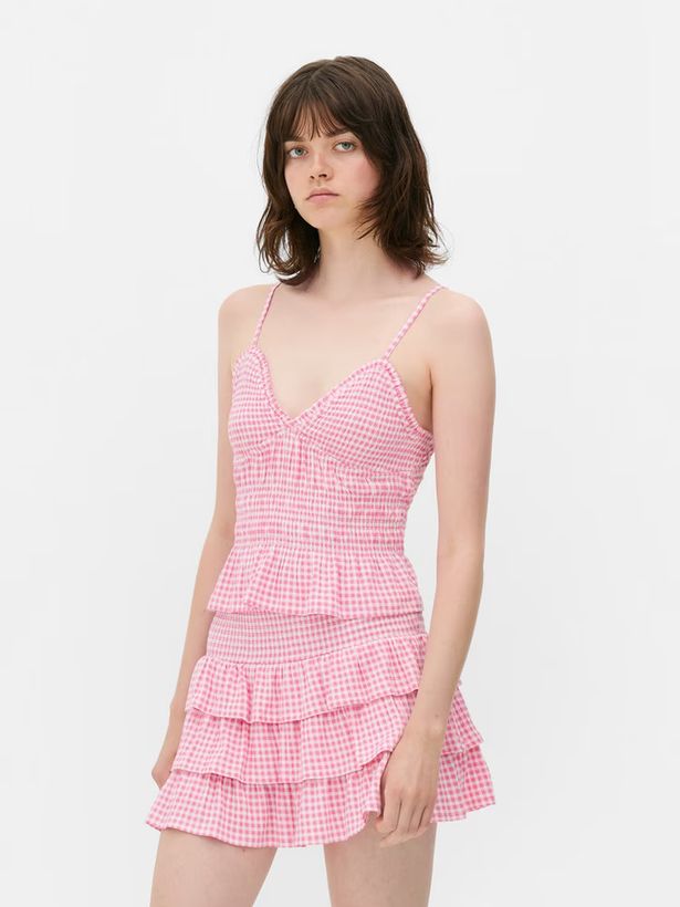 Primark's Shirred Cami Top و Shirred Mini Skirt