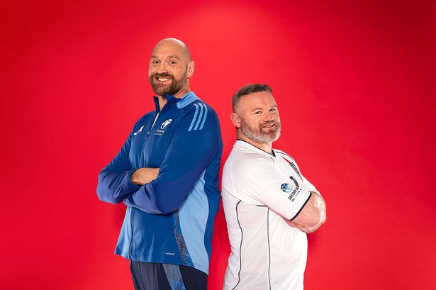 من المقرر أن يشارك Fury and Rooney في إدارة إنجلترا في كرة القدم 2025 يوم الأحد