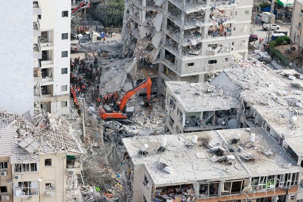 بات يام ، إسرائيل ، ضرب بشدة في الإضراب الإيراني