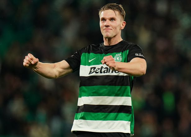 يحتفل Viktor Gyokeres من Sporting CP