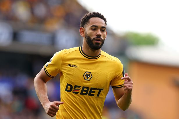 ولفرهامبتون ، إنجلترا - 25 مايو: ينظر Matheus Cunha من Wolverhampton Wanderers خلال مباراة الدوري الإنجليزي الممتاز بين Wolverhampton Wanderers FC و Brentford FC في Molineux في 25 مايو 2025 في ولفرهامبتون ، إنجلترا. (تصوير ديفيد روجرز/غيتي إيمايز)