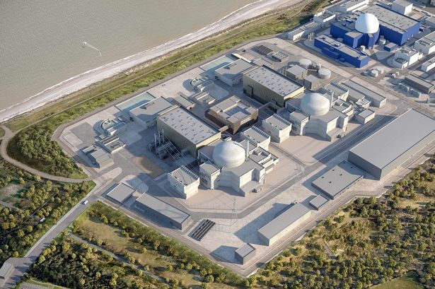 صورة تم إنشاؤها كمبيوتر لكيفية ظهور Sizewell C 