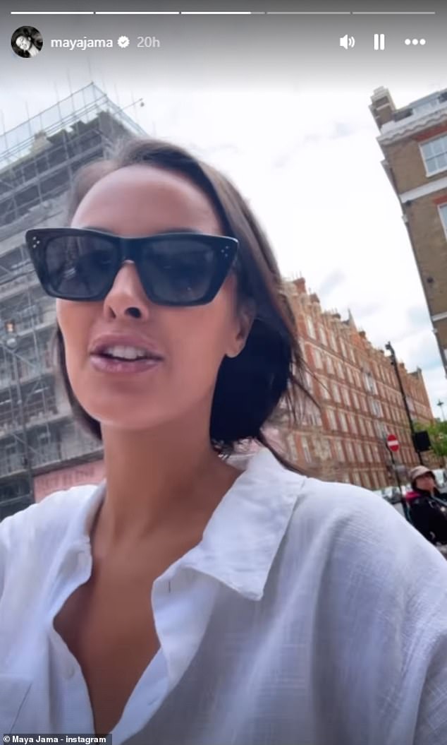 يأتي ذلك بعد أن شاركت Maya Jama نظرة نادرة على كيفية تعاملها مع انقسامها لعام 2019 من Stomzy حيث أعلن مغني الراب أنه 
