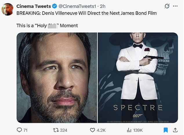 سارع العديد من المعجبين إلى الرد على الأخبار على وسائل التواصل الاجتماعي ، بما في ذلك @Cinematweets1 ، الذي قال: