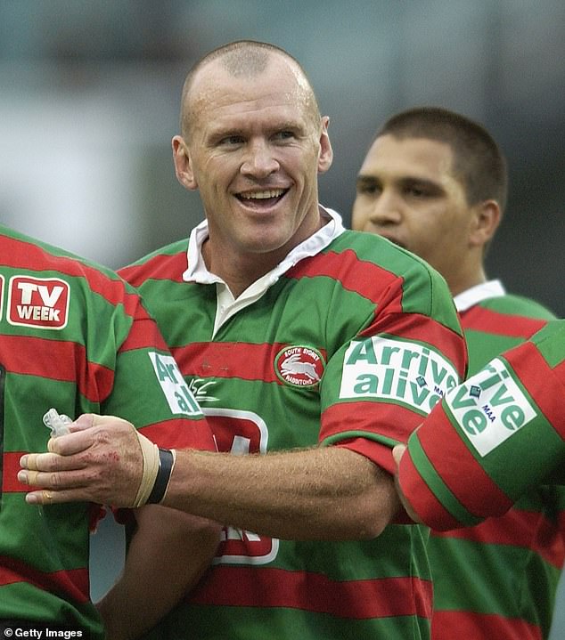 استمتع آدم بوقت يلعب مع جنوب سيدني Rabbitohs (في الصورة)
