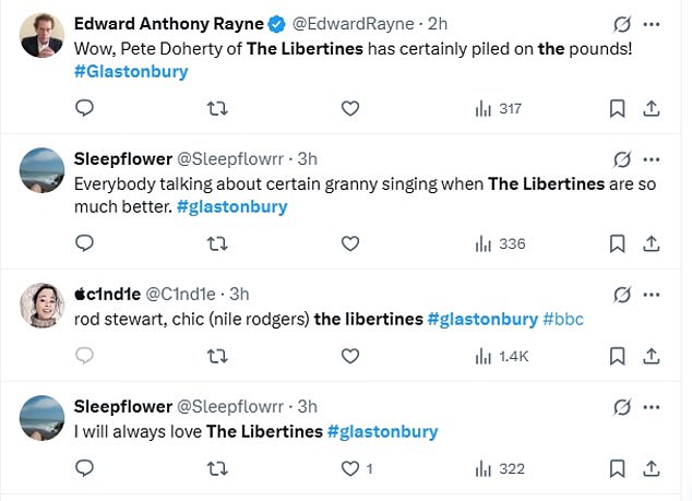 انتقل المشجعون إلى وسائل التواصل الاجتماعي مع أداء Libertines