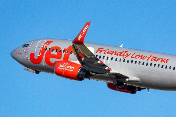 سالزبورغ ، النمسا - 27 يناير 2024: Closeup of Boeing 737 of British Low Cost Airline Jet2