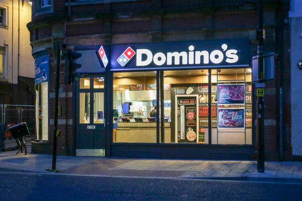 افتتاحية بريستول ، المملكة المتحدة - 18 أغسطس ، 2024: The Store Front of a Domino's Pizza يسلب في بريستول ، إنجلترا.