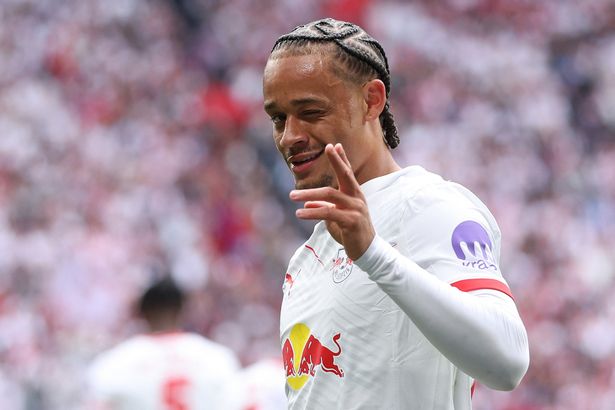 Xavi Simons في العمل من أجل RB Leipzig