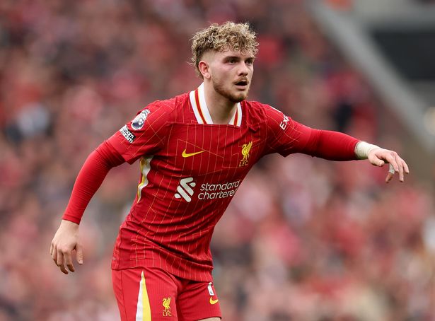 ليفربول ، إنجلترا - 08 مارس: هارفي إليوت من ليفربول خلال مباراة الدوري الممتاز بين ليفربول FC و Southampton FC في Anfield في 08 مارس 2025 في ليفربول ، إنجلترا. (تصوير كارل ريبن/غيتي إيرث)