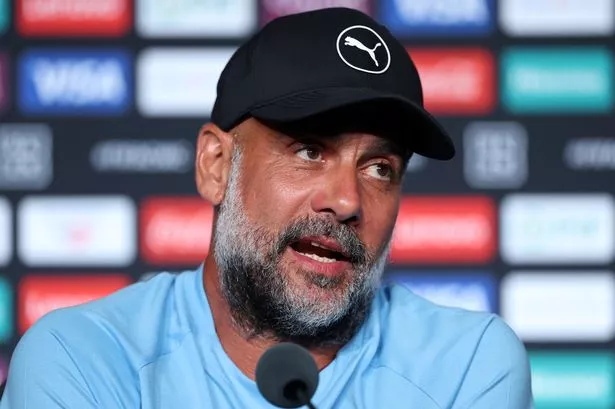يتحدث بيب غوارديولا ، مدرب مانشستر سيتي ، خلال المؤتمر الصحفي قبل مباراته في كأس العالم للنادي FIFA 2025 ضد آلال في ملعب التخييم العالمي في 29 يونيو 2025 في أورلاندو ، فلوريدا.