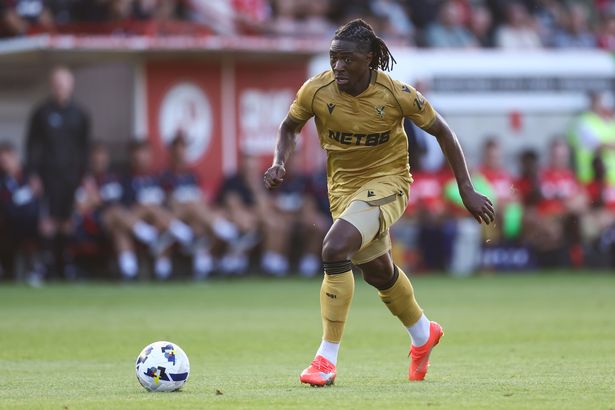 كراولي ، إنجلترا - 25 يوليو: Eberechi Eze of Crystal Palace خلال المباراة الودية قبل الموسم بين مدينة Crawley و Crystal Palace على ملعب Broadfield في 25 يوليو 2025 في كراولي ، إنجلترا. (تصوير جاك فيني/التسلل/التسلل عبر Getty Images)