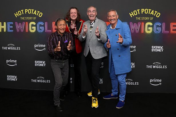 Jeff Fatt و Murray Cook و Greg Page و Anthony Field يحضرون البطاطا الساخنة: قصة Wiggles World Premiere في سيدني في أكتوبر 2023