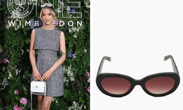 GK Barry في Wimbledon/ Dune Sunglasses