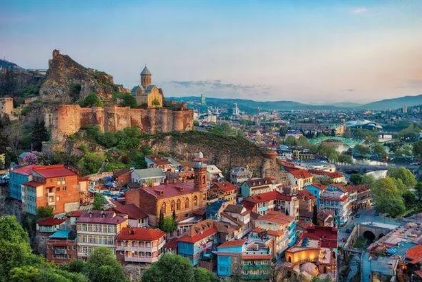 Tbilisi Downtown ، Georgia ، تم التقاطه في أبريل 2019