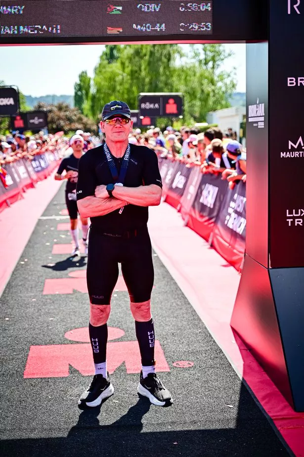 يوم الأحد هذا الأسبوع ، أكمل رامزي Ironman 70.3 Luxembourg Remich