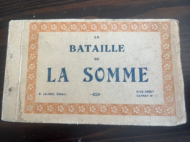 معركة كتاب البطاقة البريدية Somme