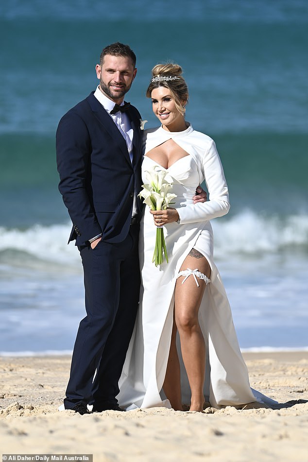يمكن أن تكشف Daily Mail Australia عن إقران GIA مع العريس الحبر على قدم المساواة Scott McCristal (يسار)