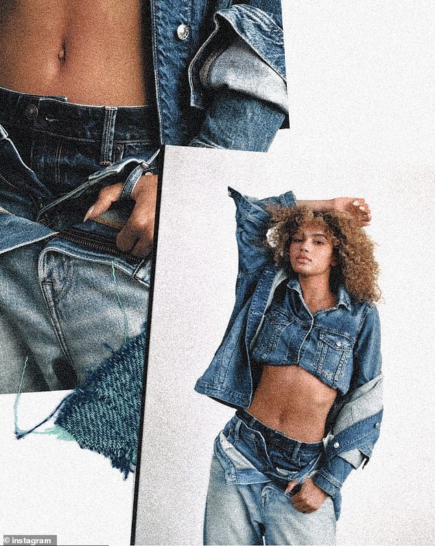 يوم الأحد ، شارك American Eagle بصورة غريبة في صورة Instagram لنموذج أسود يواجه نفس حملة الخريف الدنيم بعد 14 وظيفة متتالية كل شيء عن سيدني