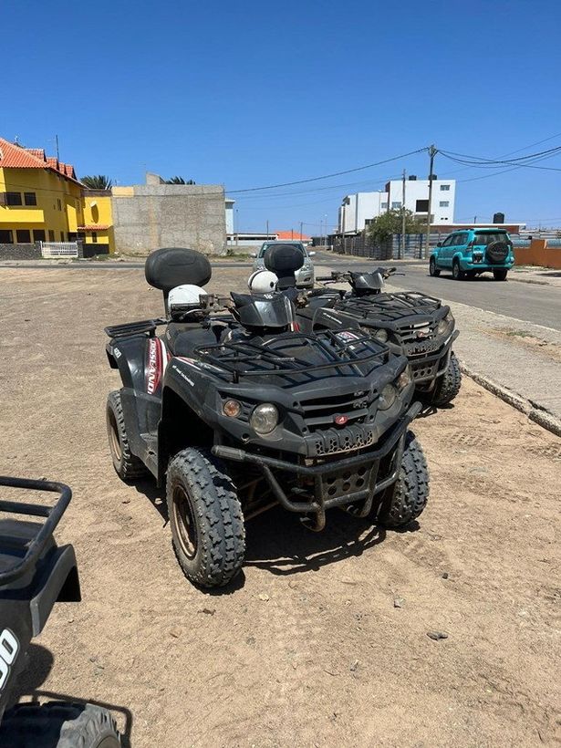 توني يقاضي توي بعد أن كان بوحشية "المنجنيق" قبالة Quadbike له 