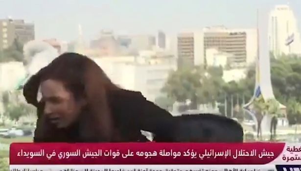 صورة لمراسل الأخبار 