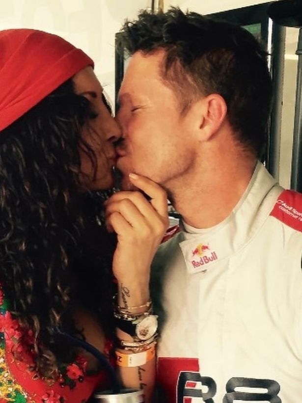 بومغارتنر وشريكه ميشيلا كيس في صورة شخصية