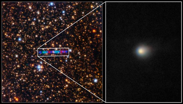 Comet 3i/Atlas خطوط عبر حقل نجوم كثيف في هذه الصورة التي التقطتها Gemini North Telescope Gemini Mult-Object