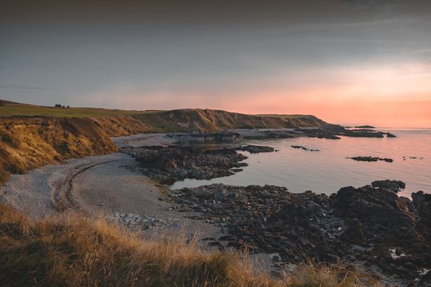غروب الشمس في Pwllheli