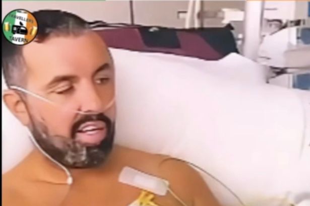 لقطة شاشة من سام ووكر في سرير المستشفى 