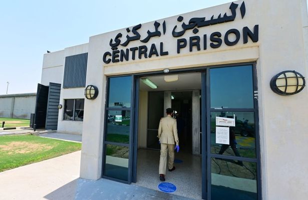 سجن الطوير المركزي في دبي في الإمارات العربية المتحدة ، حيث سلم ماركوس فاكانا نفسه