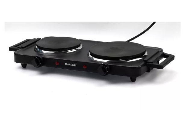 Cookworks 2500W TOP TOP DOUBLE HOTPORT HOB