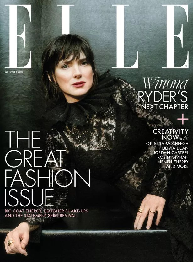 وينونا رايدر على غلاف Elle UK