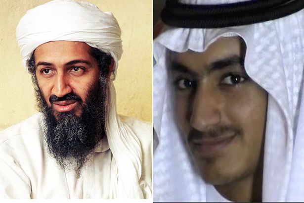 الأب والابن - أسامة بن لادن وابنه حمزة