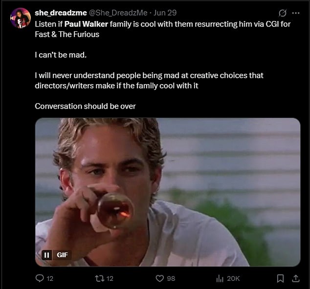 لم يكن الآخرون غاضبين تمامًا ، مثل she_dreadzme ، الذي قال: 